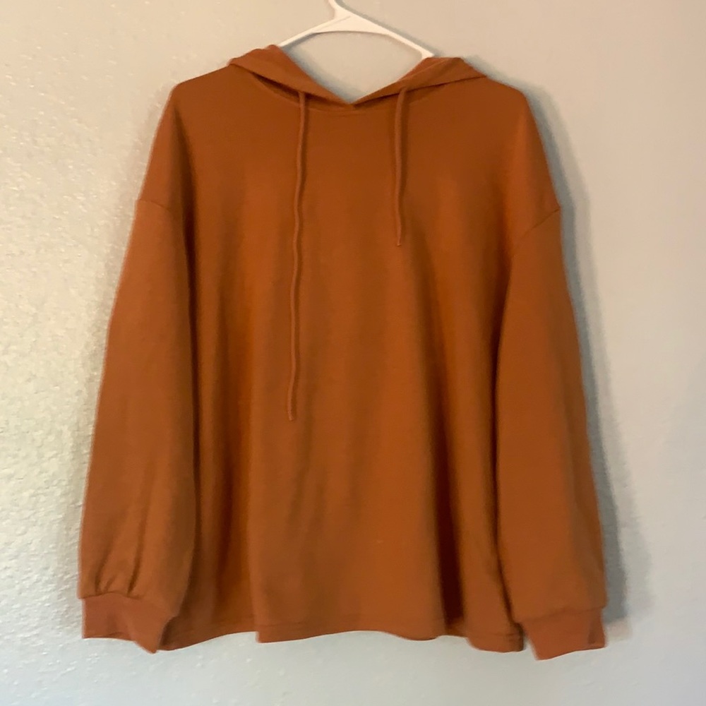 Rust tan sweater